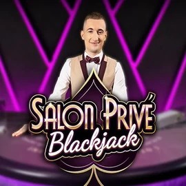 Blackjack Salon Privé slot icon by Ezugi, available at Spinzen Casino