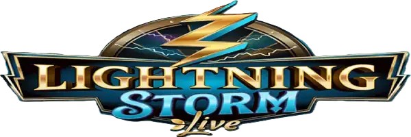 Lightning Storm online game logo by Evolution on spin-zen.eu